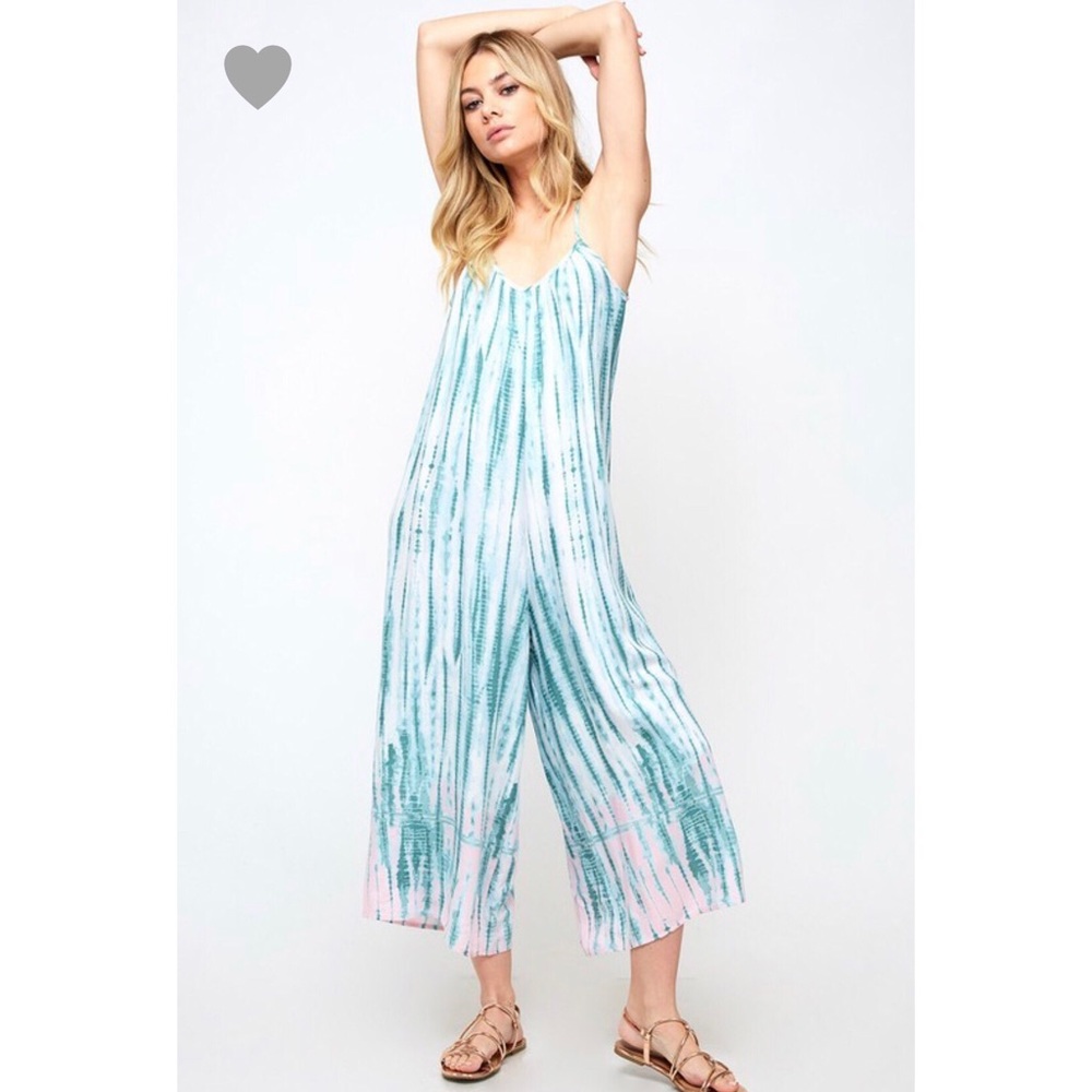 Ava Tie Dye Ombré Jumpsuit - Picture 5 of 5